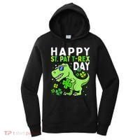 Happy St Pat T Rex Saint Patrick's Day Dinosaur Love Love Women's Hoodie thumb 0