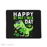 Happy St Pat T Rex Saint Patrick's Day Dinosaur Love Love Mousepad thumb 0