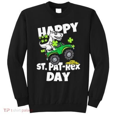 Happy St Pat T Rex Saint Patrick's Day Dinosaur Love Sweatshirt