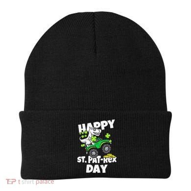 Happy St Pat T Rex Saint Patrick's Day Dinosaur Love Beanie