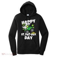 Happy St Pat T Rex Saint Patrick's Day Dinosaur Love Women's Hoodie thumb 0