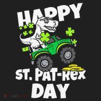 Happy St Pat T Rex Saint Patrick's Day Dinosaur Love Tumbler thumb 3