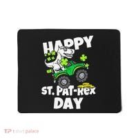 Happy St Pat T Rex Saint Patrick's Day Dinosaur Love Mousepad thumb 0