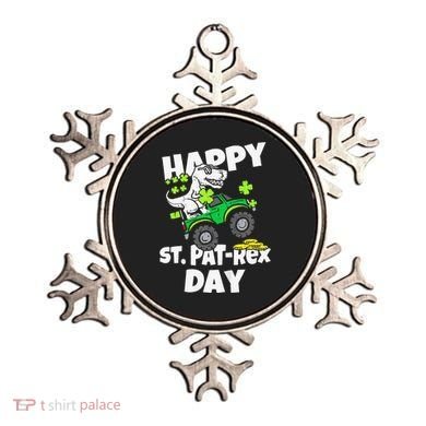 Happy St Pat T Rex Saint Patrick's Day Dinosaur Love Ornament