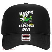 Happy St Pat T Rex Saint Patrick's Day Dinosaur Love Hat thumb 0