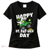Happy St Pat T Rex Saint Patrick's Day Dinosaur Love Women's T-Shirt thumb 0
