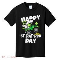 Happy St Pat T Rex Saint Patrick's Day Dinosaur Love Kids T-Shirt thumb 0