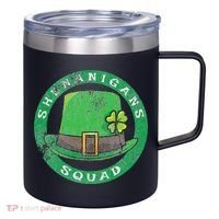 Happy St. Patrick's Day Funny Saint Patrick Irish 12oz Stainless Steel Coffee Mug thumb 0