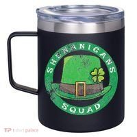 Happy St. Patrick's Day Funny Saint Patrick Irish 12oz Stainless Steel Coffee Mug thumb 2