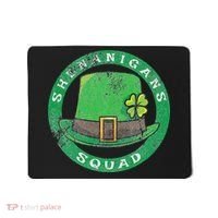Happy St. Patrick's Day Funny Saint Patrick Irish Mousepad thumb 0