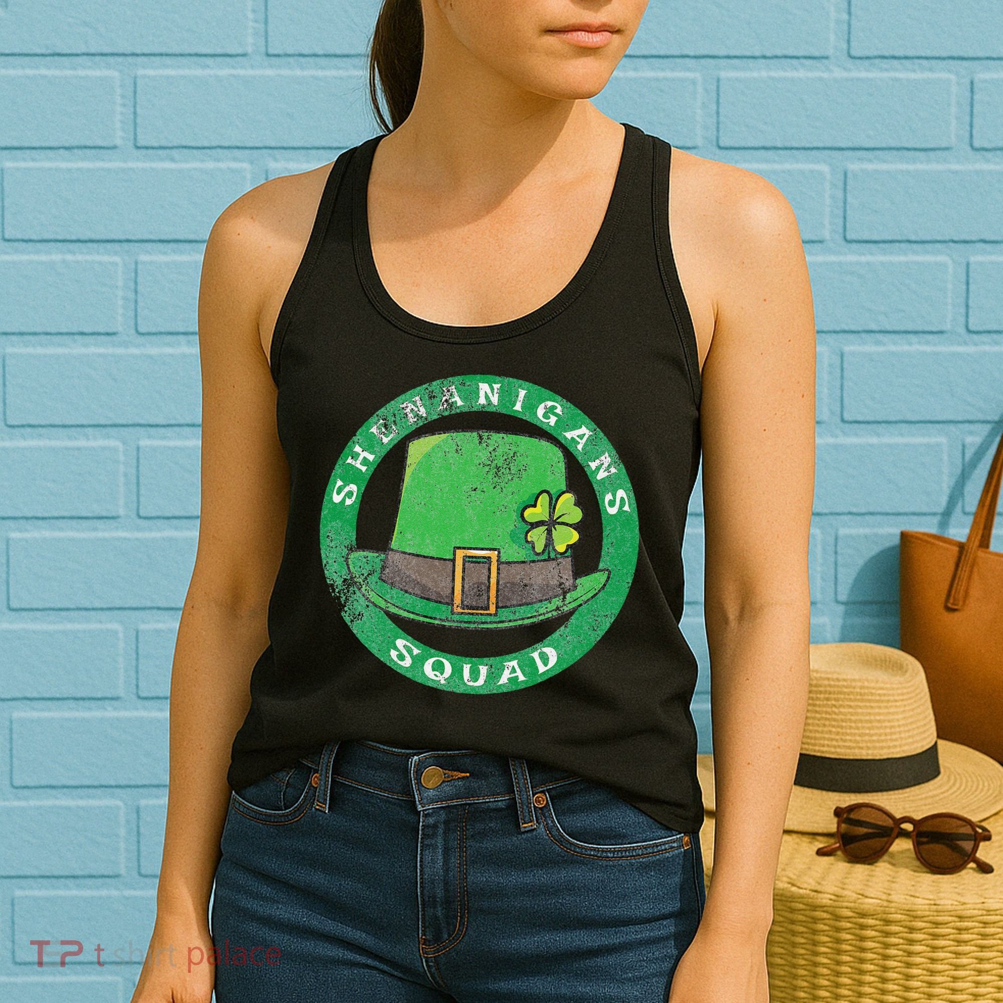 Happy St. Patrick's Day Funny Saint Patrick Irish Women's Tank Top