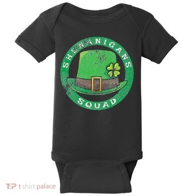 Happy St. Patrick's Day Funny Saint Patrick Irish Baby Bodysuit