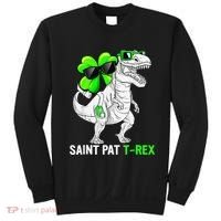 Happy St Pat T Rex Saint Patrick's Day Dinosaurs Funny Happy Sweatshirt thumb 0