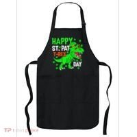 Happy St Pat T Rex Saint Patrick's Day Dinosaurs Happy Cute Apron thumb 0