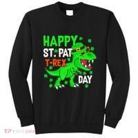 Happy St Pat T Rex Saint Patrick's Day Dinosaurs Happy Cute Sweatshirt thumb 0