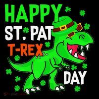 Happy St Pat T Rex Saint Patrick's Day Dinosaurs Happy Cute Coffee Mug thumb 5