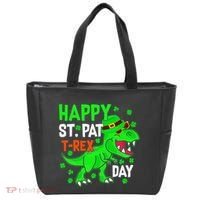 Happy St Pat T Rex Saint Patrick's Day Dinosaurs Happy Cute Tote Bag thumb 0