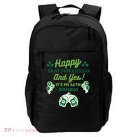 Happy Saint Patrick's Day And Yes It's My 40th Birthday Gift Backpack thumb 0
