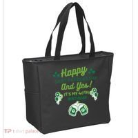 Happy Saint Patrick's Day And Yes It's My 40th Birthday Gift Tote Bag thumb 2