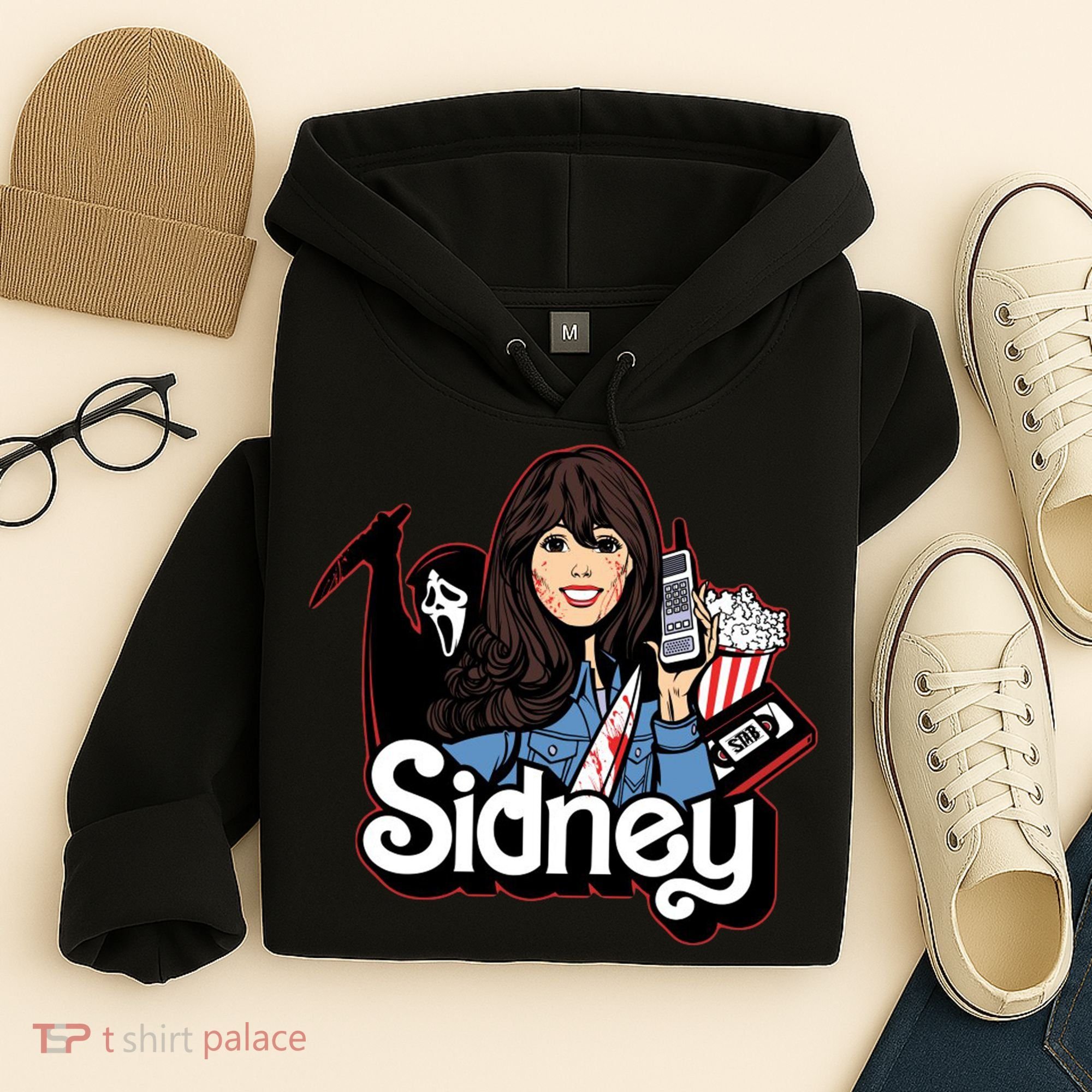 Hello Sidney Phone Call Scary Movie Hoodie