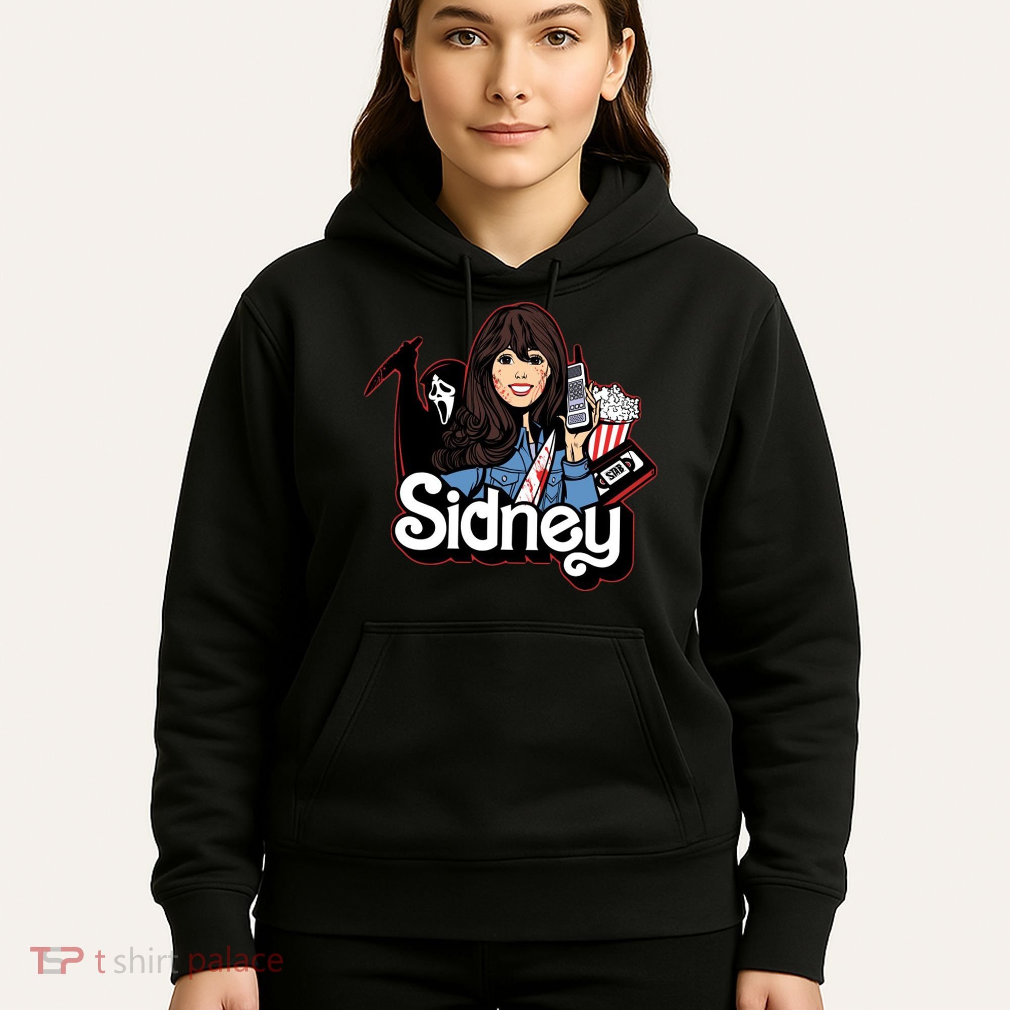Hello Sidney Phone Call Scary Movie Hoodie
