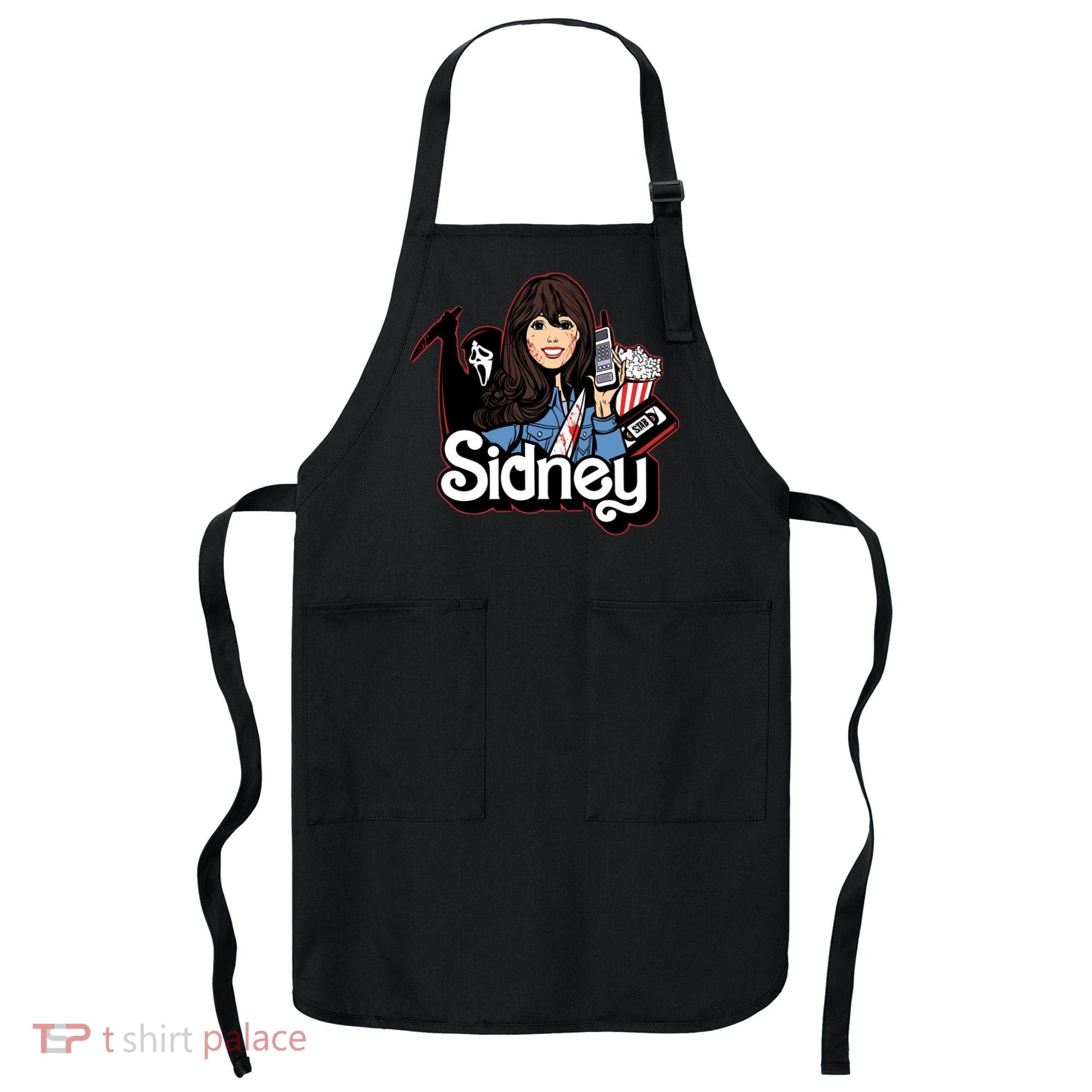 Hello Sidney Phone Call Scary Movie Apron