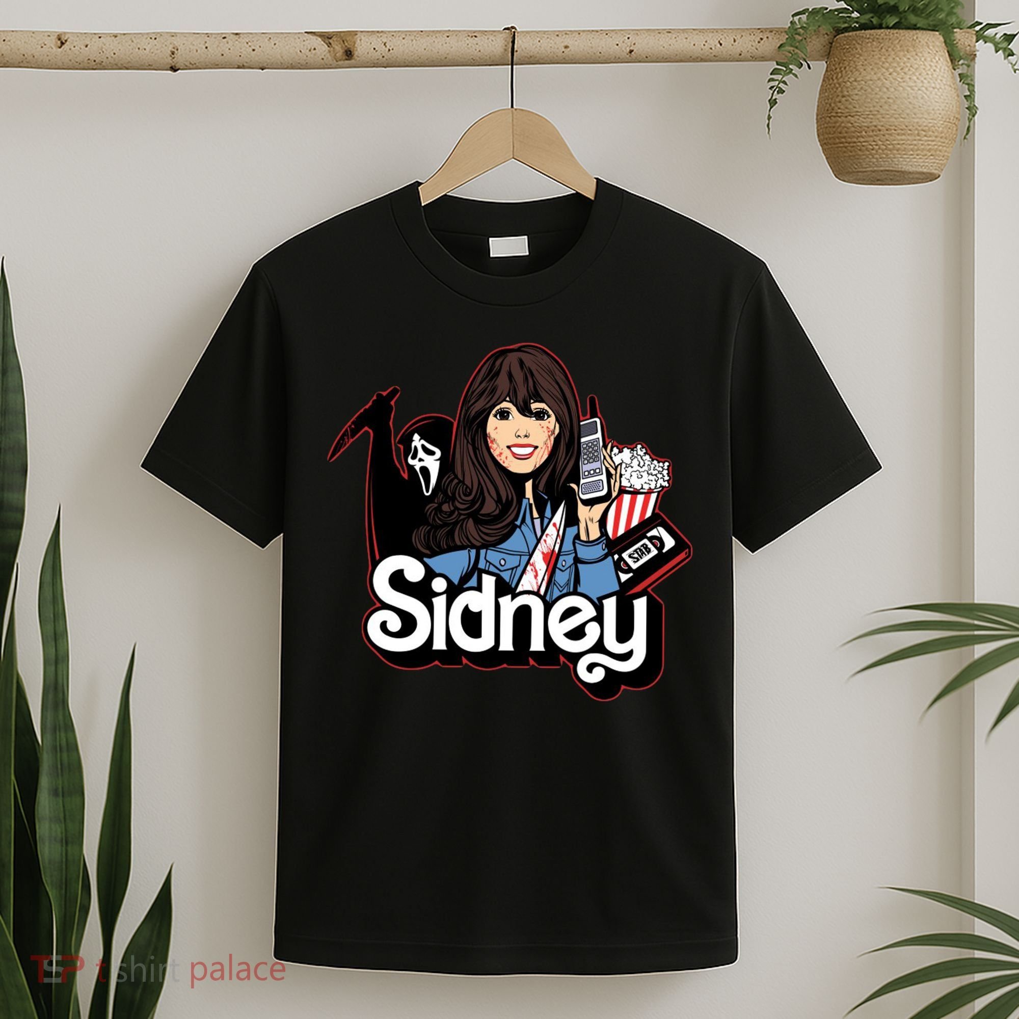 Hello Sidney Phone Call Scary Movie T-Shirt