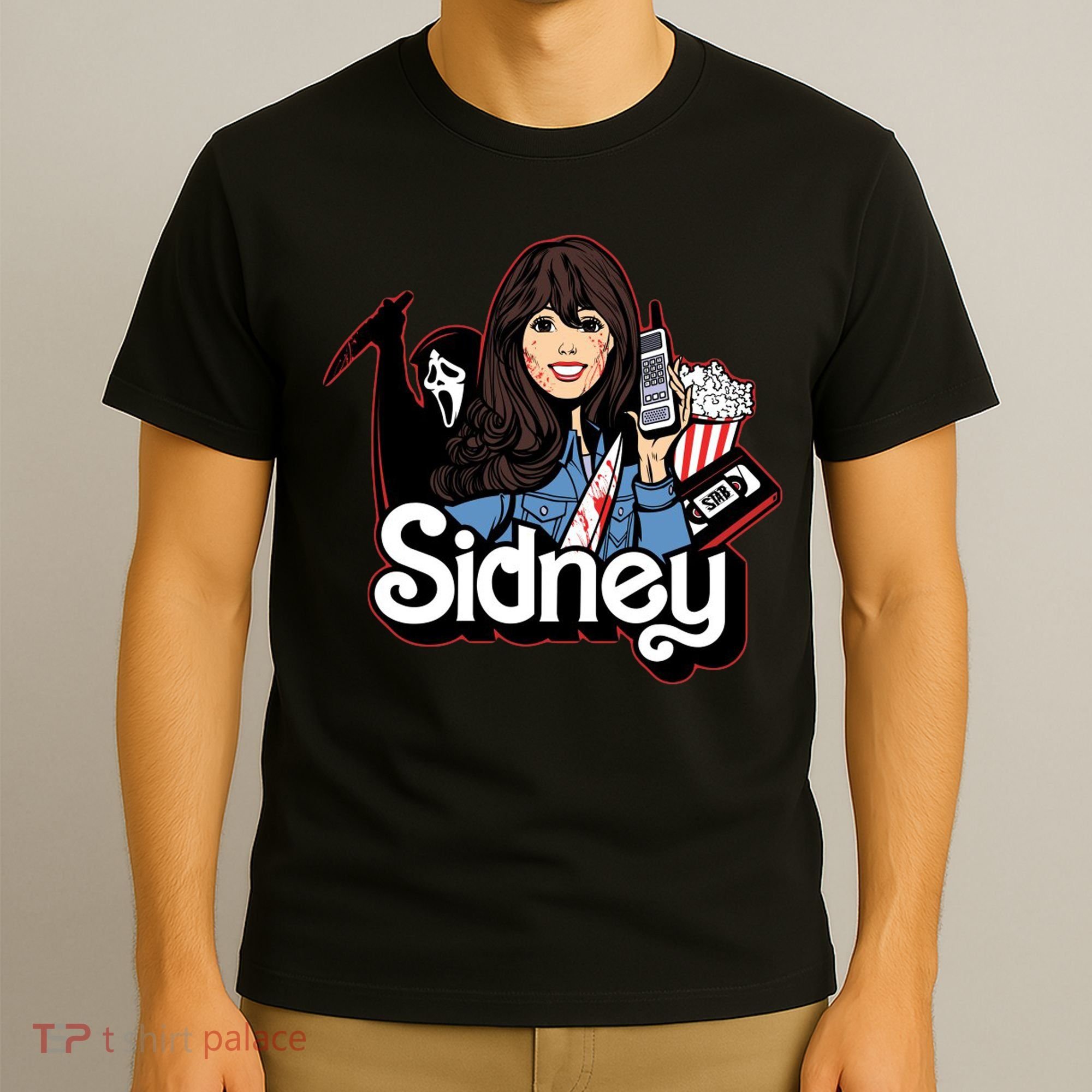 Hello Sidney Phone Call Scary Movie T-Shirt
