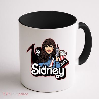 Hello Sidney Phone Call Scary Movie Coffee Mug back