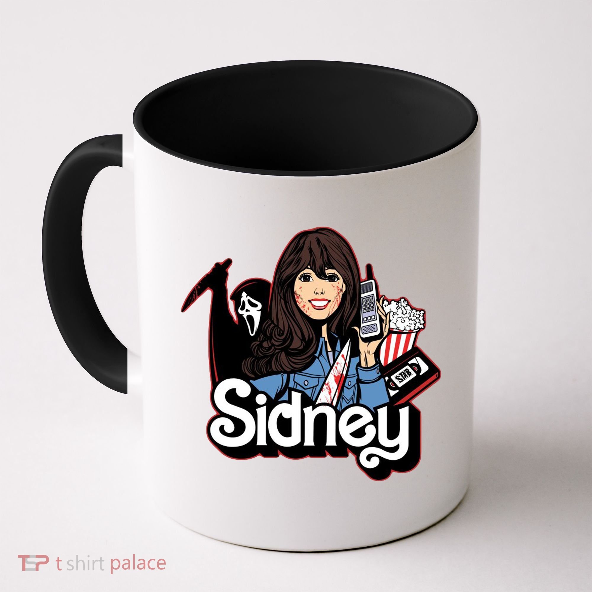 Hello Sidney Phone Call Scary Movie Coffee Mug