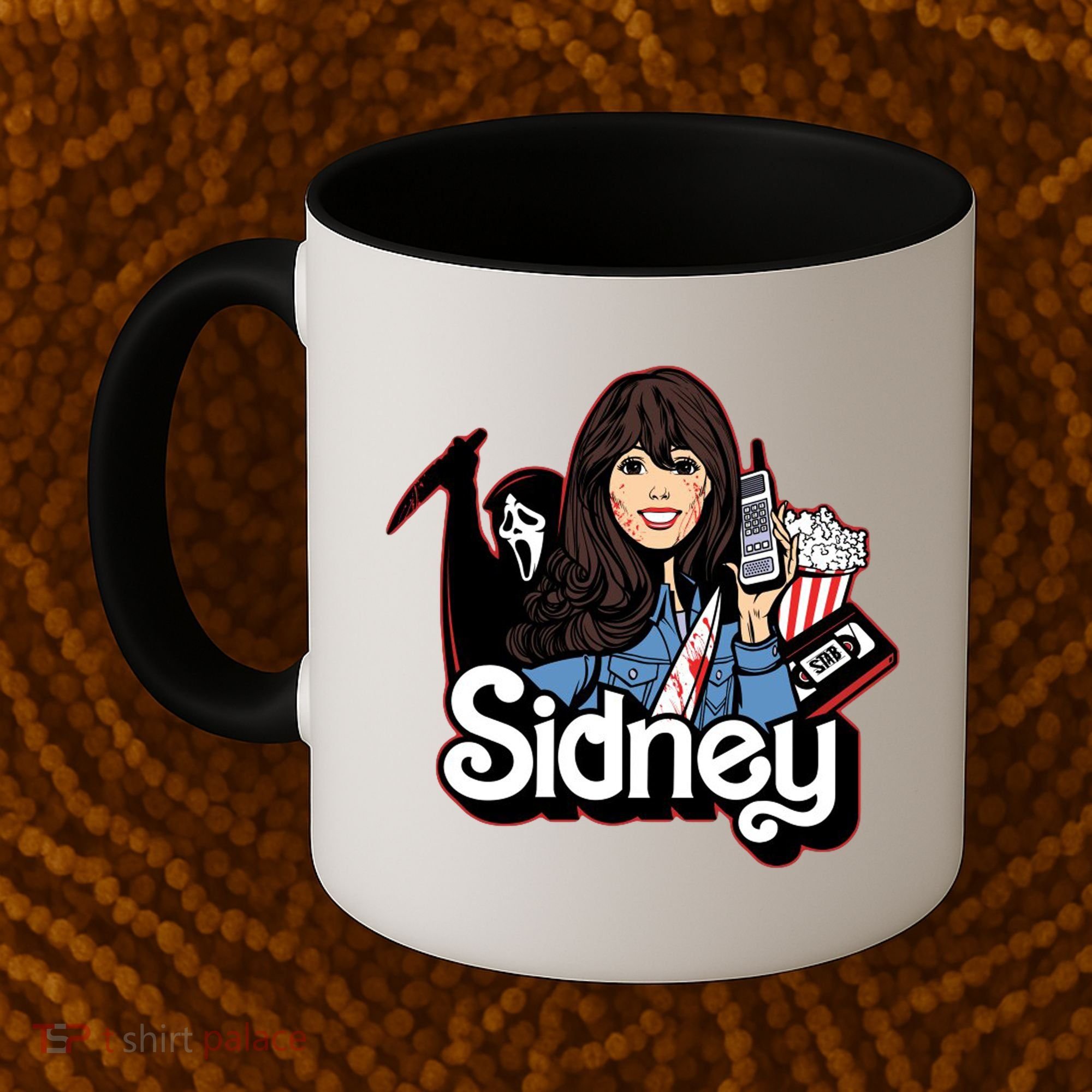 Hello Sidney Phone Call Scary Movie Coffee Mug