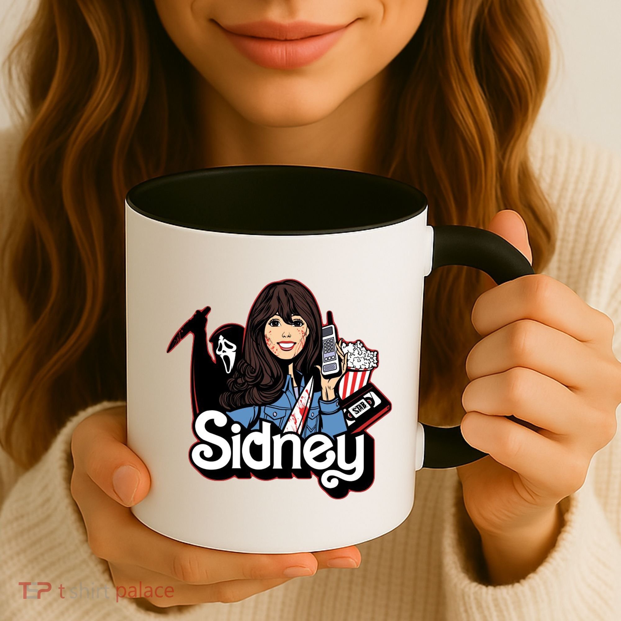Hello Sidney Phone Call Scary Movie Coffee Mug