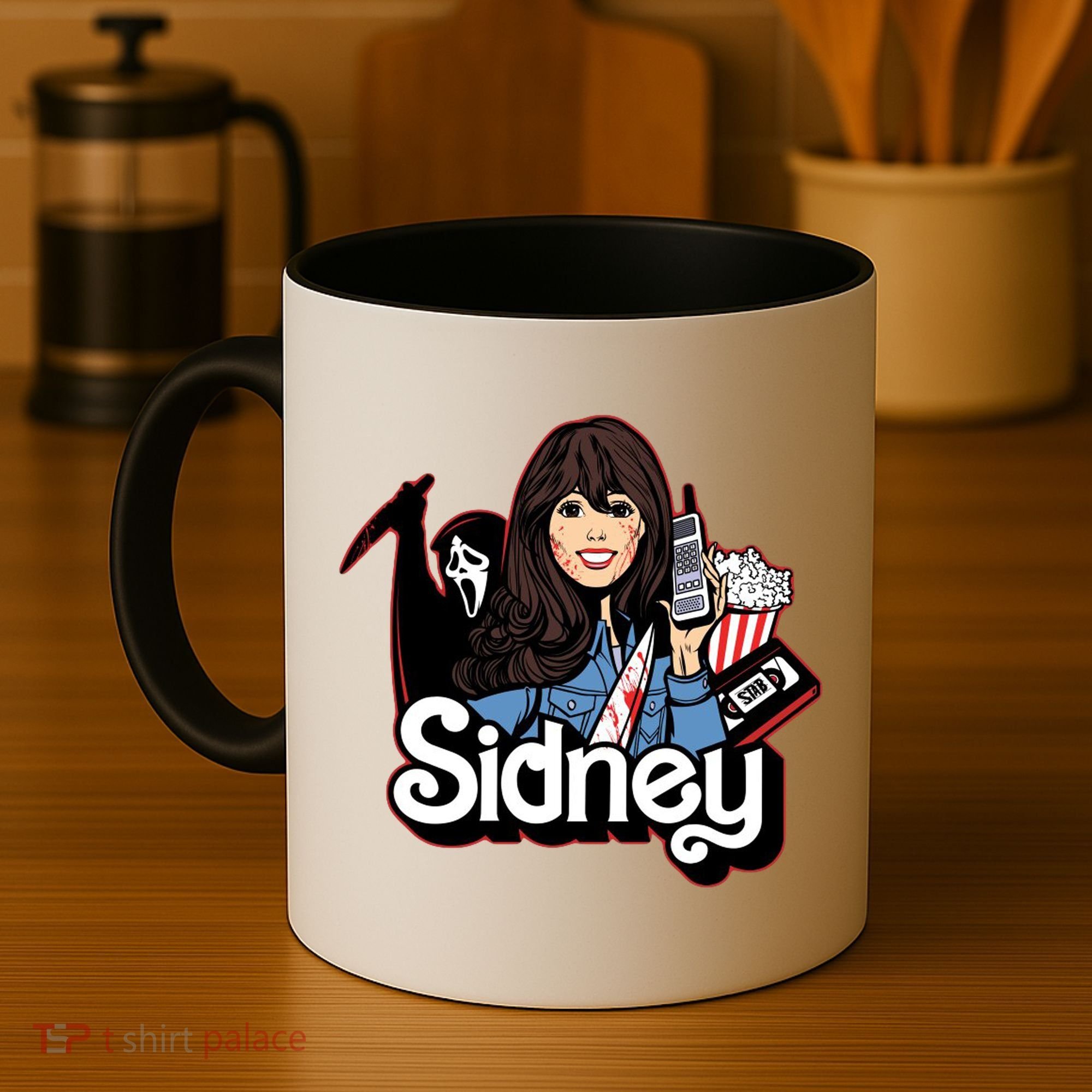 Hello Sidney Phone Call Scary Movie Coffee Mug