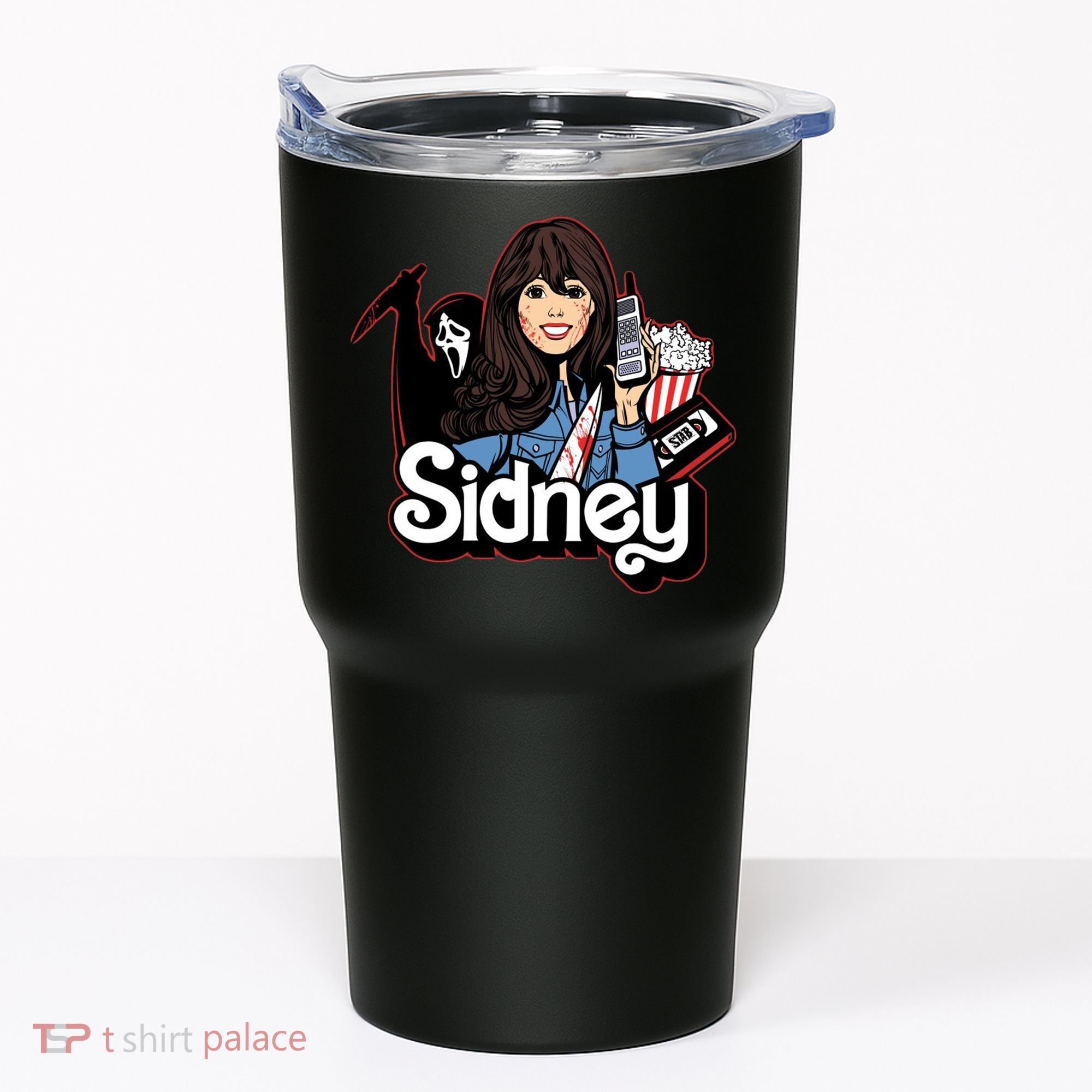 Hello Sidney Phone Call Scary Movie Tumbler