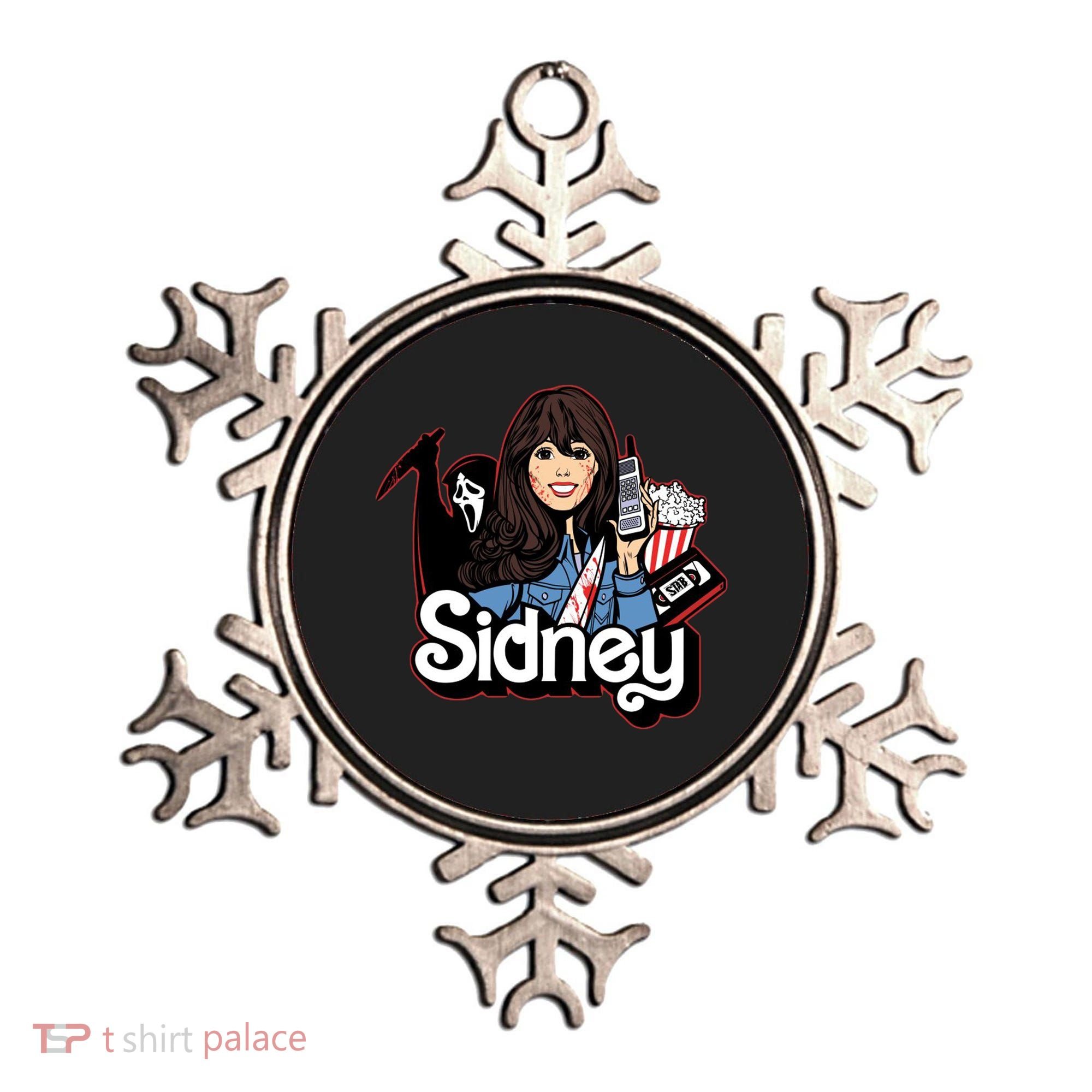 Hello Sidney Phone Call Scary Movie Ornament