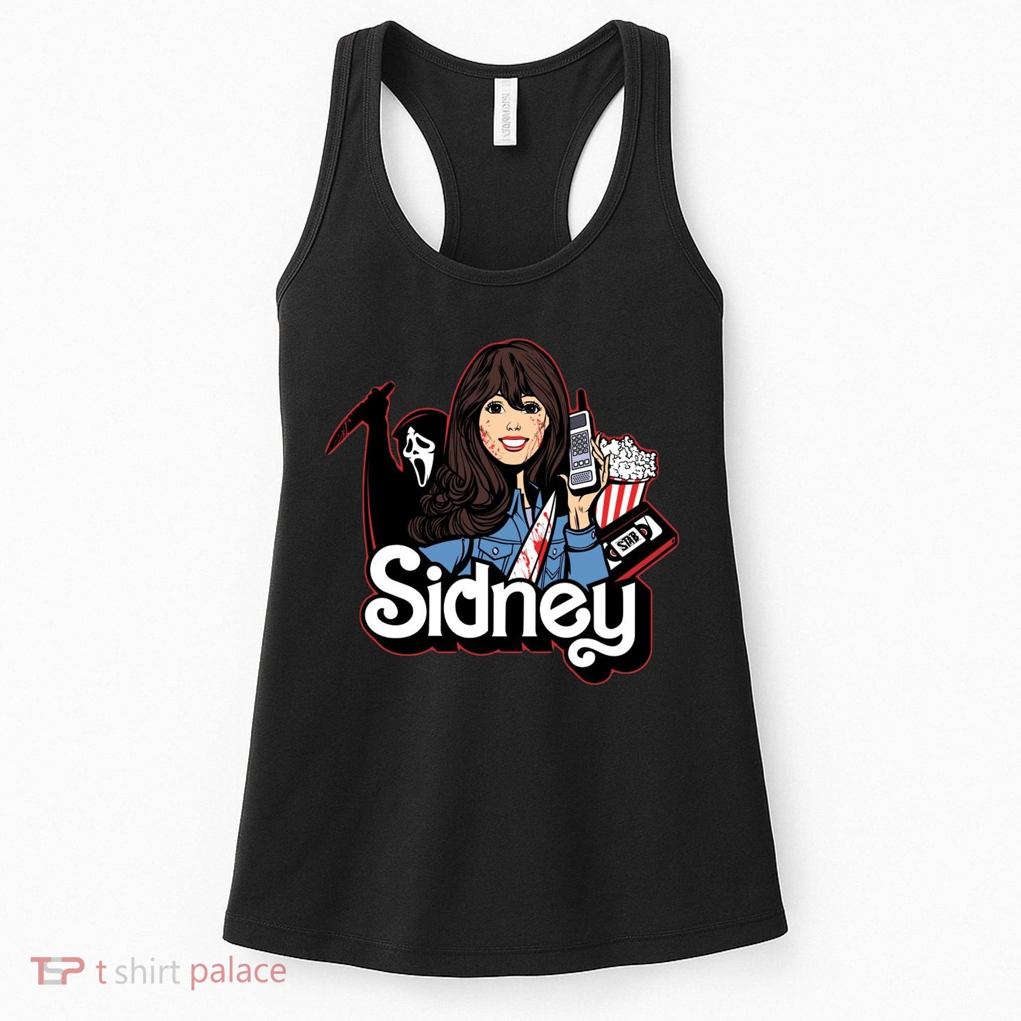 Hello Sidney Phone Call Scary Movie Women's Tank Top