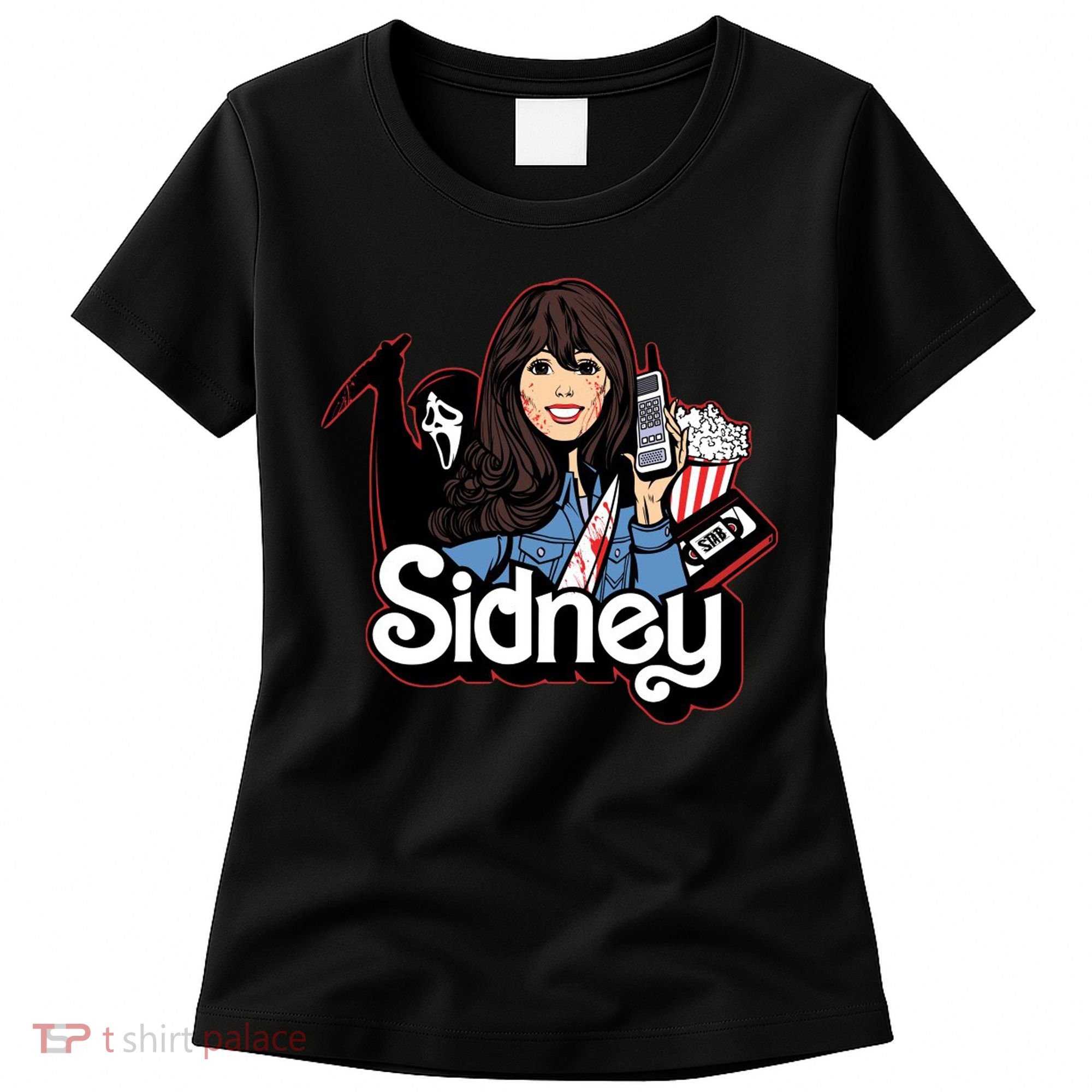 Hello Sidney Phone Call Scary Movie Women's T-Shirt