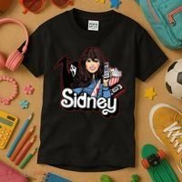 Hello Sidney Phone Call Scary Movie Kids T-Shirt thumb 3