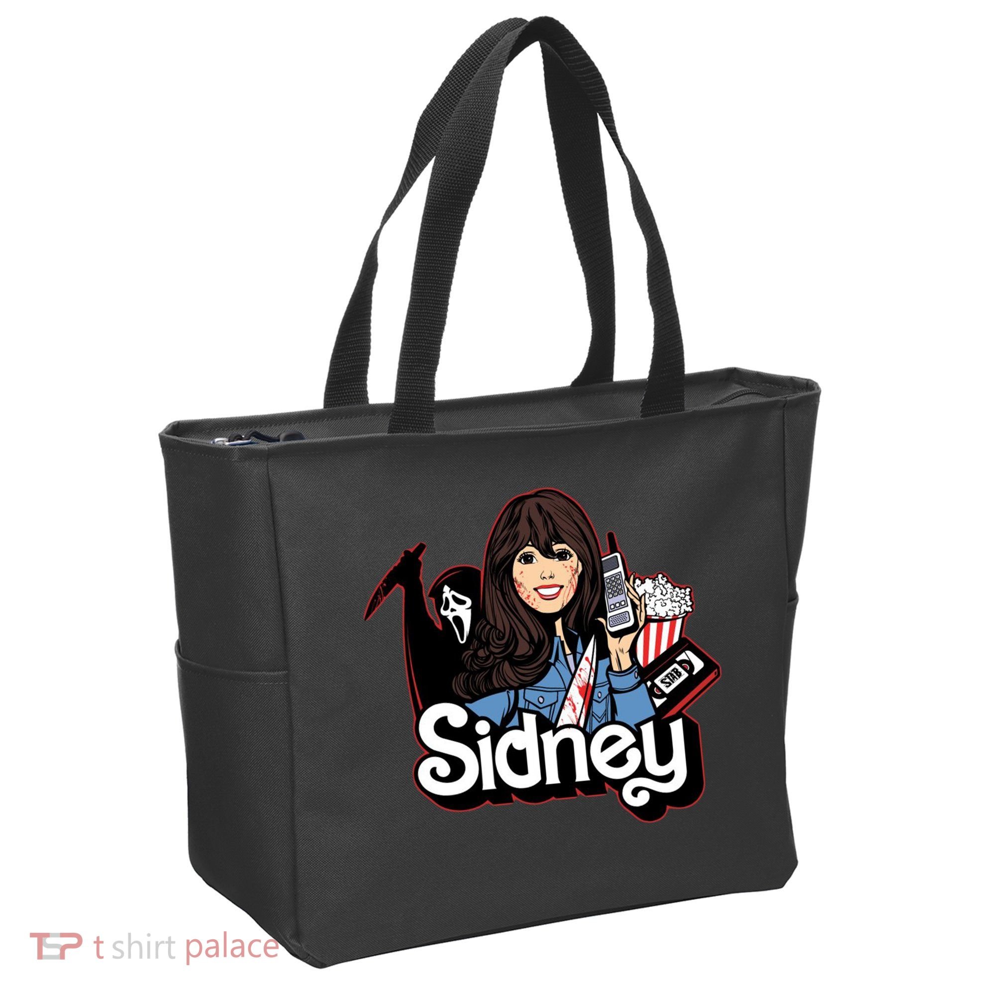 Hello Sidney Phone Call Scary Movie Tote Bag