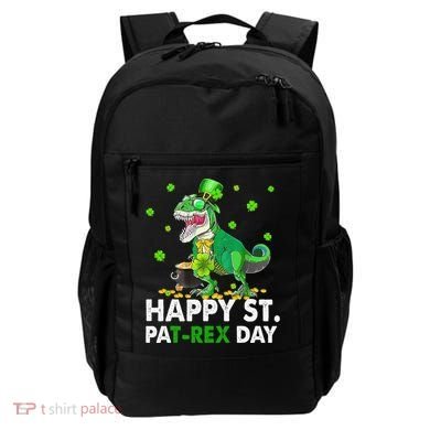 Happy St Pat T Rex Saint Patrick's Day Dinosaurs Happy Backpack