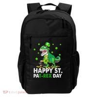 Happy St Pat T Rex Saint Patrick's Day Dinosaurs Happy Backpack thumb 0