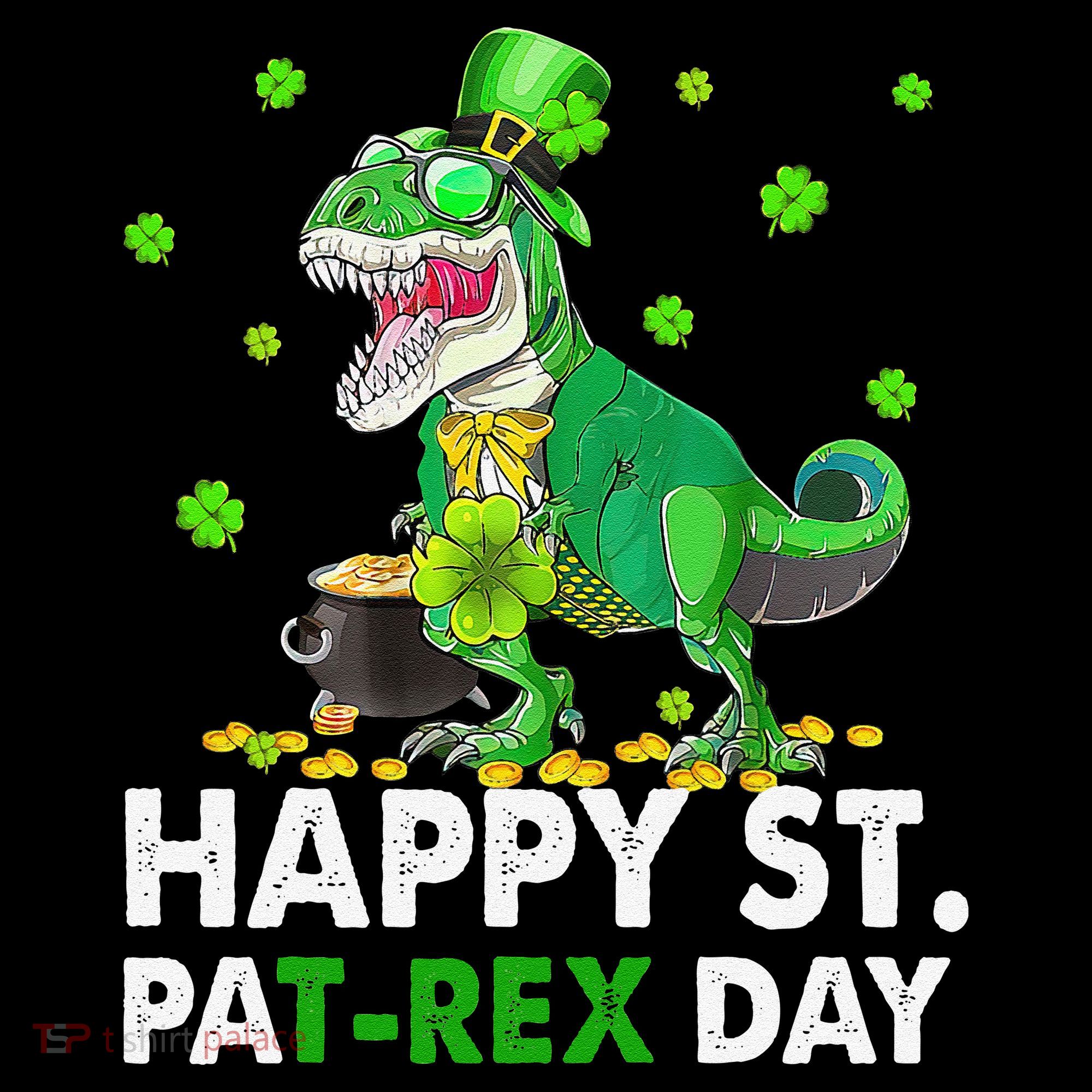 Happy St Pat T Rex Saint Patrick's Day Dinosaurs Happy Coffee Mug