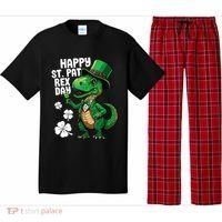 Happy St Pat T-Rex St Patricks Day Dinosaur Leprechaun Funny Pajama Set thumb 0