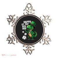 Happy St Pat T-Rex St Patricks Day Dinosaur Leprechaun Funny Ornament thumb 0