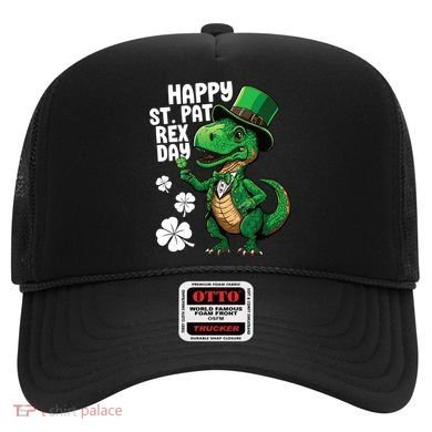 Happy St Pat T-Rex St Patricks Day Dinosaur Leprechaun Funny Hat
