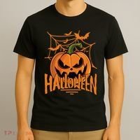 Halloween Spooky Pumpkin T-Shirt thumb 3
