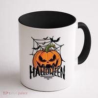Halloween Spooky Pumpkin Coffee Mug thumb 1