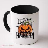 Halloween Spooky Pumpkin Coffee Mug thumb 0