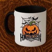 Halloween Spooky Pumpkin Coffee Mug thumb 2