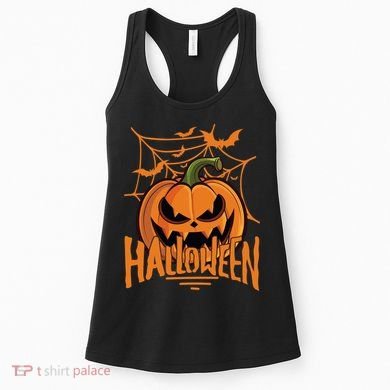 Halloween Spooky Pumpkin Women's Tank Top